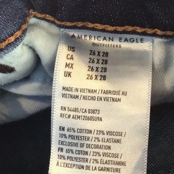 π American Eagle π¦
| Distressed Skinny Jeans 26 x 28 Next Level Flex - Picture 11 of 11